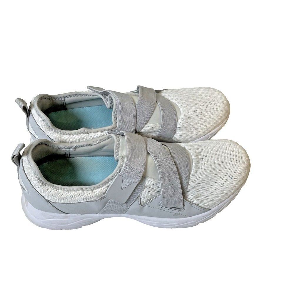 Vionic Aimmy II Sneakers Women's 10 White‎ Grey Orthotic Active Walking Shoes